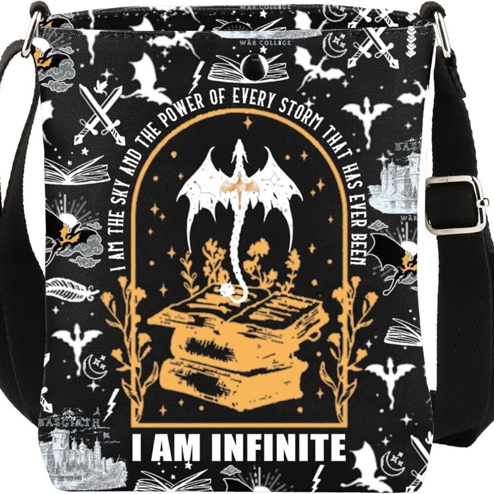 Dragon Rider Crossbody Bag Fantasy Series Gifts for Fans Unisex
